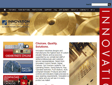 Tablet Screenshot of innovationind.com